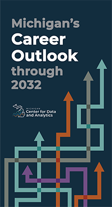 Michigan's Career Outlook through 2032 report cover.